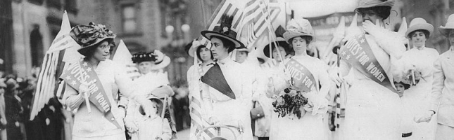 Feminist Suffrage Parade in New York City, May 6, 1912.