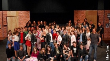 Grease cast and crew