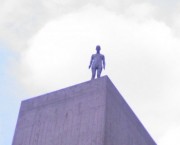 Gormley Rooftop statue