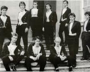 David Cameron, Boris Johnson et al at The Oxford Bullingdon Club