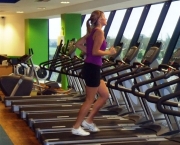 Girl treadmill