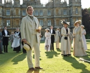 Hugh Bonneville and the cast of Downton Abbey