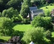Minster gardens arial view