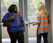 Gabourey Sidibe and Laura Linney in The Big C