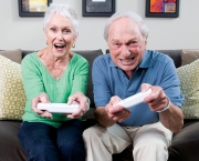 Old People Playing Videogames