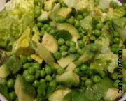 pea and avocado salad