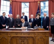 Obama Signing Treaty