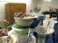 stack of dirty dishes