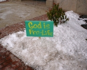 God is pro-life