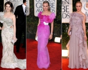 Romantic Ruffles were popular at the2010 Golden Globes