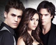 Stefan, Elena and Damon