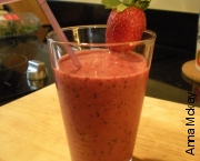 Strawberry and banana smoothie