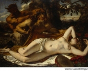 Sleeping Nymph and Satyrs