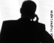 Businessman silhouette